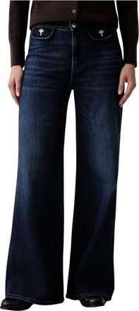 Joop Wide Jeans - Dames - Loose Fit Jeans - Blauw - W27 - Katoen - Jeans