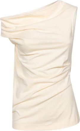 Dries Van Noten Overhemden, Dames, Beige, L, Katoen, Blouse
