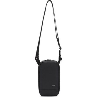Pacsafe RFIDsafe Tech Crossbody in Jet Black at Nordstrom