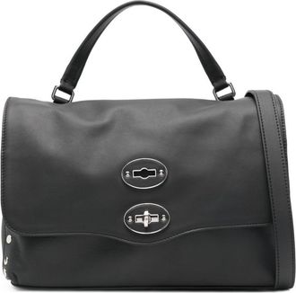 Zanellato Zanellato Womens Small Postina Bag In Smooth Lavagna Leather