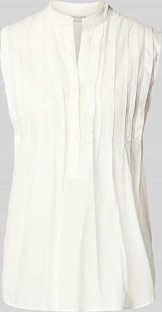 Marc O'Polo Relaxed Fit Blusentop aus reiner Baumwolle in Weiss, Gr&ouml;&szlig;e 34