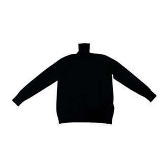 Fay Jersey de Manga Larga con Cuello Alto - Knitwear - Mujer - Negro - L