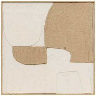 Atmosphera Atmosphera - Tapiz 3d Amari Beige 70x70cm Cr&eacute;ateur DInt&eacute;rieur