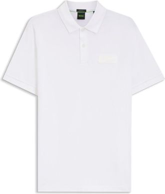 BOSS Paddy polo shirt with structured logo patch
