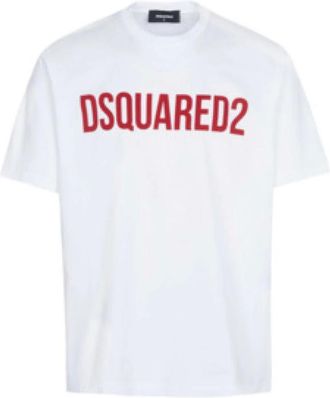 Dsquared2 Heren, Tops, Wit, Maat: M