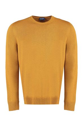 Drumohr Yellow Crew Neck Sweater