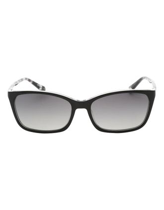 Banana Republic Womens Banana Republic Grey SF Polarized Lens Black CRY Style Sunglasses - Size: ONE size