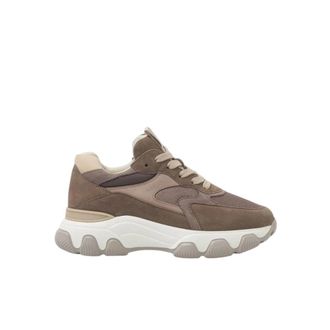 Hogan Hyperactive Sneakers - Dames - Sneakers - Bruin - 36 1/2 EU - Leer - Schoenen
