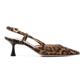 Gianvito Rossi Pumps, female, Multicolor, Size: 6 US Metallic Ribbon Buckle Ankle Strap Pump