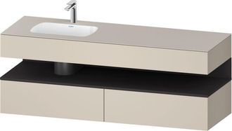 Duravit Qatego Lavabo Encastrado Con Base De Lavabo Consola, - Duravit