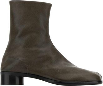 Maison Margiela Tabi Enkellaarsjes - Heren - Enkellaarsjes - Groen - 44 EU - Leer - Schoenen