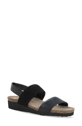Naot Amy Slingback Sandal in Shiny Black at Nordstrom, Size 10Us