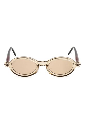 Kuboraum P6 sunglasses - unisex - Acetate/Metal - 50 - Neutrals