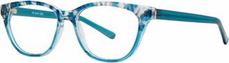 Soho Womens 52Mm Cat-Eye Glasses In Green