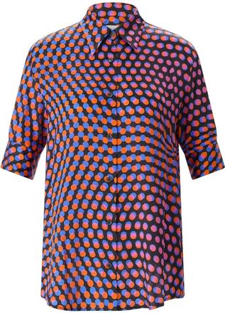 Dries Van Noten Shirts - Dames - Overhemden - Veelkleurig - S - Leer - Overhemden