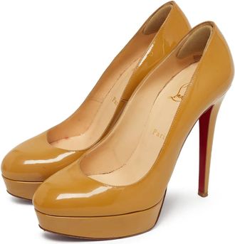 Christian Louboutin Pumps Bianca con tacco - Toni neutri