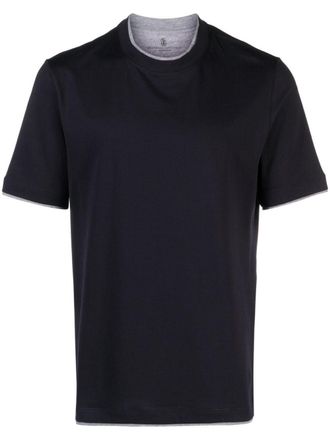 Brunello Cucinelli T-Shirt With Faux-Layering