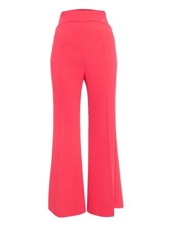 Elisabetta Franchi high waisted trousers - women - Fabric - 40 - Pink
