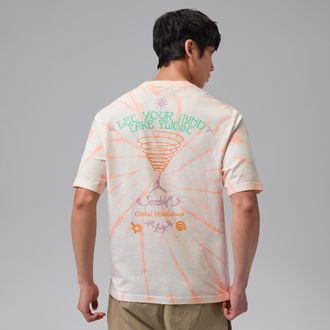 Nike Jordan Mens Jordan Brooklyn Tie-Dye Festival T-Shirt in White | IF3157-133
