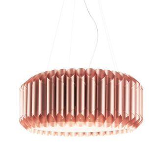 Linea Zero Suspensi&oacute;n Cobre En Metal Cromado Cm. 60x31h