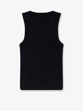 Entire studios Ribbed Cotton Tank Top - Black