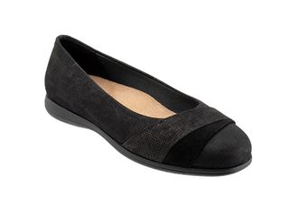 Trotters Danni Womens Shoes Black Nubuck : 5.5 M (B), Suede