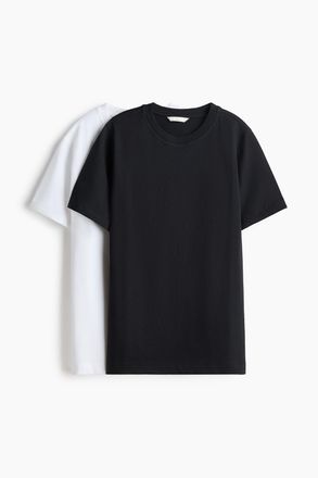 H&M MAMA Before & After 2er-Pack Stillshirts - Schwarz/Weiss