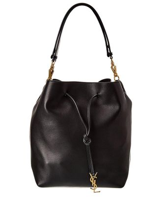 Saint Laurent Paris Vii Leather Hobo Bag