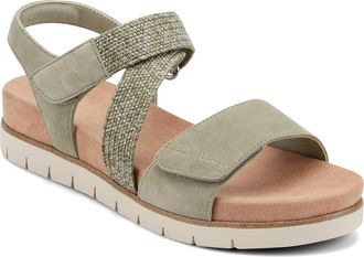 Easy Spirit Hillary Ankle Strap Sandal in Medium Green at Nordstrom, Size 6.5