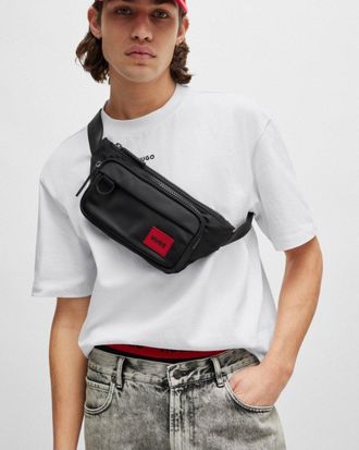 HUGO BOSS Ethon 2.0 Heren Heuptas met Rode Logo Patch NOS