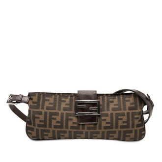 Fendi Pre-owned Fendi Zucca Canvas Crossbody Ladies 26535