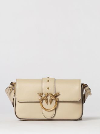 Pinko Love One Slouchy Foldover Leather Bag