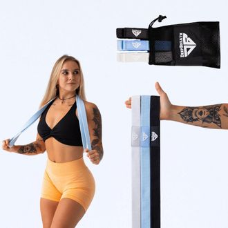 OEM Bande Elastiche In Tessuto Per Esercizi Di Fitness - Deep Ocean Power Band