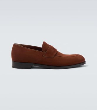 Ermenegildo Zegna Suede penny loafers
