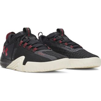 Under Armour UA TriBase Reign 6 Training Shoe in Black /Winter White at Nordstrom, Size 10.5
