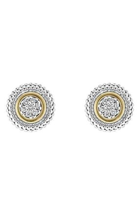 Lagos Caviar Diamond Stud Earrings at Nordstrom