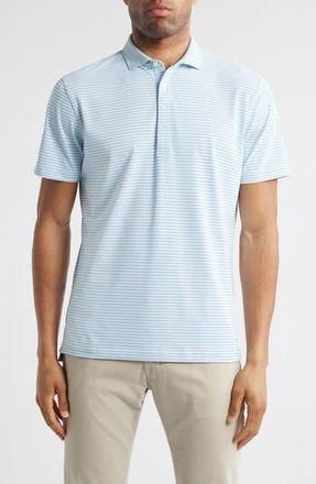 Johnnie-O Stetsons Stripe Performance Jersey Polo in Haze at Nordstrom Rack, Size Xx-Large
