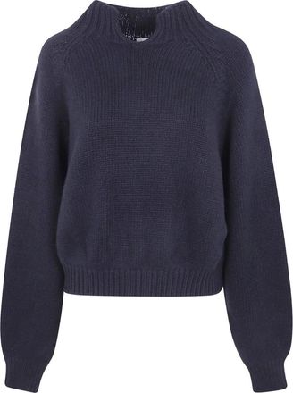 Khaite Cain Sweater - Knitwear - Mujer - Azul - M