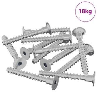 vidaXL Tornillo 5143 Pcs Recubierto De Zinc 5 X 40 Mm Hierro Vidaxl