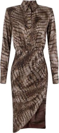 Elisabetta Franchi Donna, Abiti, Marrone, L, new