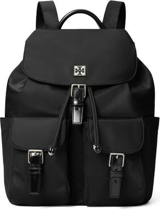 Tory Burch Virgina Nylon Backpack in Black at Nordstrom