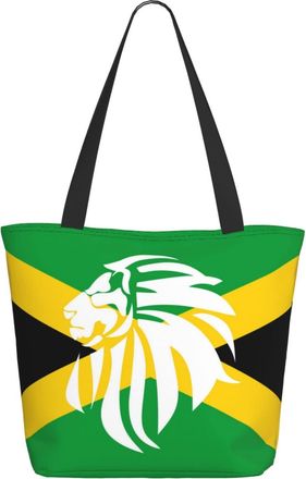 AOOEDM Jamaican Lion Flag (2) Ladies Shopping Bag 13x11x7in.The Perfect ValentineS Day Gift.It Is The Best ValentineS Day Gift For Mom, Daughter, Wife,Etc