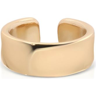 Ettika Hammered Ear Cuff in Gold at Nordstrom