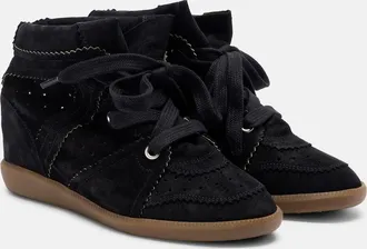 Isabel Marant Bobby suede wedge sneakers