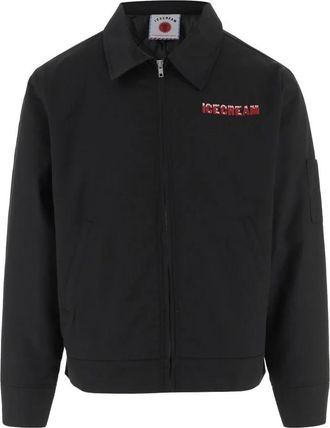 Icecream Icecream, Jassen, Heren, Zwart, XL, Katoen, Drippy Jacket Met Logo