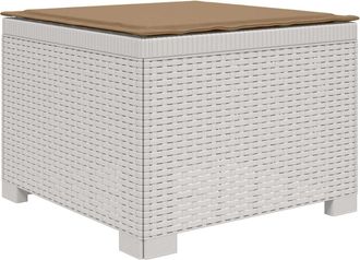 vidaXL Sill&oacute;n Individual De Jard&iacute;n Con Coj&iacute;n Apariencia De Ratan Pp Vidaxl