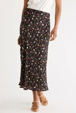 Joie Printed Maxi Skirt in Tossed Floral Print at Nordstrom Rack, Size X-Small