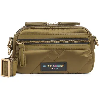 Kurt Geiger Extra Small Crossbody Bag in Khaki at Nordstrom Rack