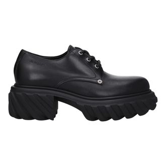 Off-white Laced Shoes, male, Black, Size: 9 US Derby Exploration