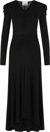 Isabel Marant Isabel Marant Nejma Vestido Negro de Viscosa